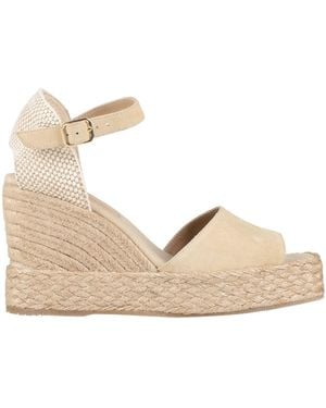 Palomitas By Paloma Barcelo' Espadrilles Leather, Textile Fibres - Natural