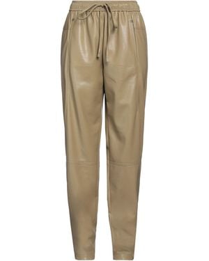 Low Classic Khaki Pants Polyester, Polyurethane - Natural