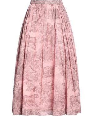 Dior Midi Skirt Cotton - Pink