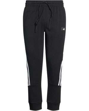 adidas Pants Cotton, Recycled Polyester - Black