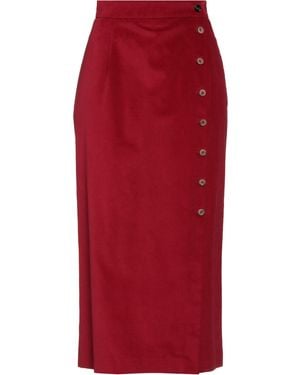 Berwich Midi Skirt - Red