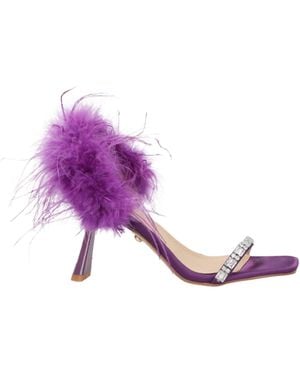 Twenty Four Haitch Sandals - Purple