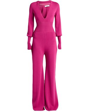 Circus Hotel Fuchsia Jumpsuit Viscose, Polyamide - Pink