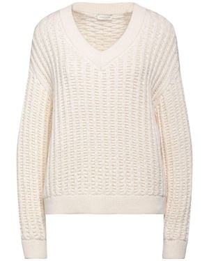 Maison Ullens Ivory Sweater Virgin Wool, Cashmere - White