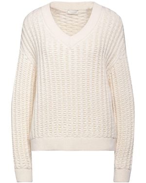 Maison Ullens Ivory Sweater Virgin Wool, Cashmere - White