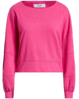 Jijil Fuchsia Sweatshirt Cotton, Polyester - Pink