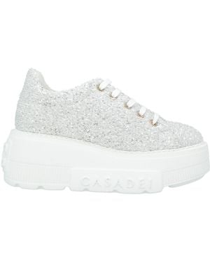 Casadei Light Sneakers Textile Fibers - White