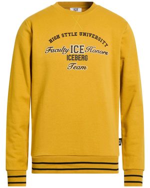 Ice Iceberg Sweatshirt Cotton, Polyester - Yellow