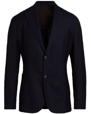 Barba Napoli Midnight Blazer Virgin Wool - Blue