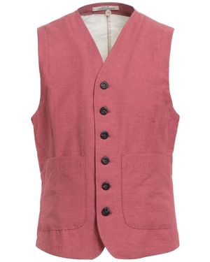 Messagerie Patrizio Piscaglia Mauve Tailored Vest Cotton, Polyester - Pink