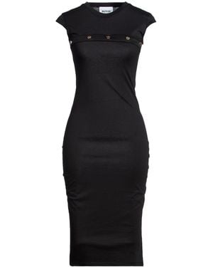 REVISE CONCEPT Midi Dress Cotton, Nylon, Elastane - Black