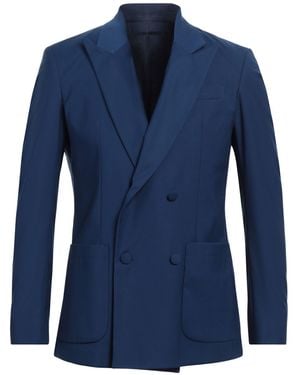 MARSĒM Bright Blazer Polyester, Viscose, Elastane - Blue