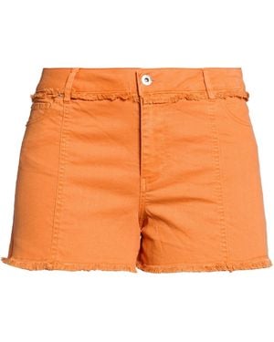 Twinset Denim Shorts - Orange