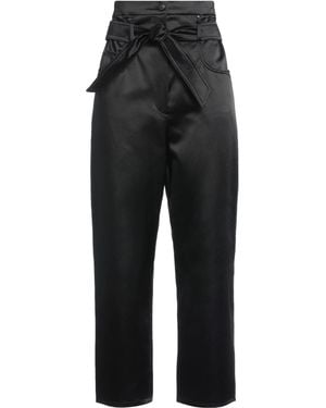 Max Mara Trousers Cotton, Acetate - Black
