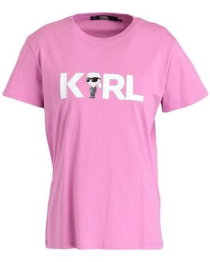KARL LAGERFELD T-shirt - Pink