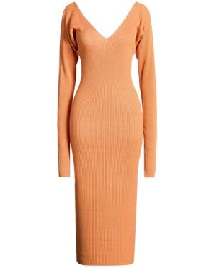 REMAIN Birger Christensen Robe Midi - Orange