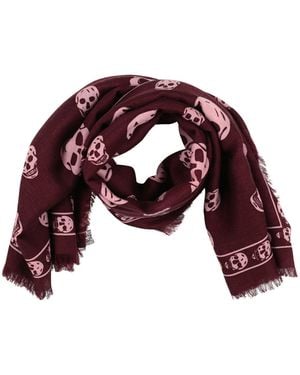 McQueen Scarf Wool - Purple