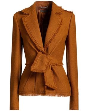 Alberta Ferretti Blazers - Brown