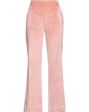 ALESSIA SANTI Antique Rose Trousers Viscose, Cotton, Polyester, Elastane, Silk - Pink