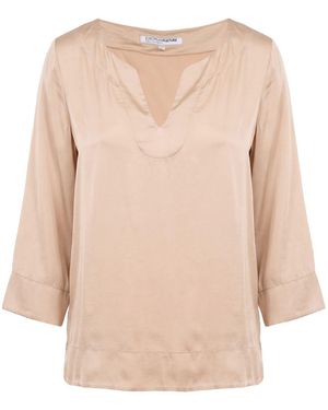 European Culture Top Viscose, Rubber - Natural