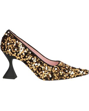 Ras Court Shoes Textile Fibres - Metallic