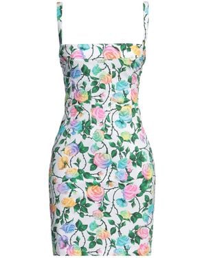 Chiara Ferragni Mini Dress Cotton, Elastane - Blue