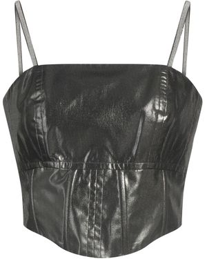 Peserico Top Cotton, Polyester - Black