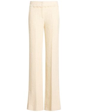 Del Core Cream Pants Wool, Cotton, Nylon - Natural