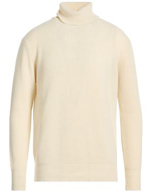 Aragona Cream Turtleneck Cashmere - White