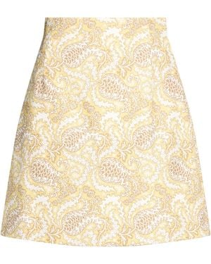 Weekend by Maxmara Mini Skirt Cotton, Elastane, Polyester - Natural