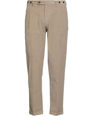 Berwich Camel Trousers Cotton, Elastane - Natural