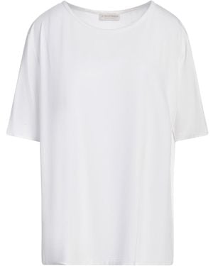 Le Tricot Perugia T-Shirt Viscose, Elastane - White