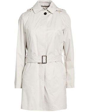 Moorer Overcoat & Trench Coat Polyester, Polyurethane - White