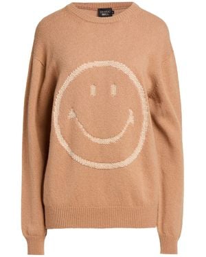 Joshua Sanders X Smiley World Camel Sweater Merino Wool, Cashmere - Natural