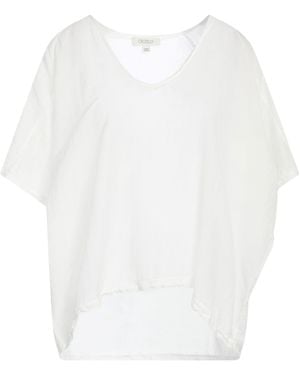 Crossley Top Cotton, Silk - White