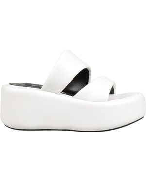 Sergio Rossi Sandals Leather - White