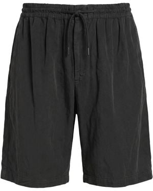 PT Torino Shorts & Bermuda Shorts Lyocell, Linen, Cotton - Black