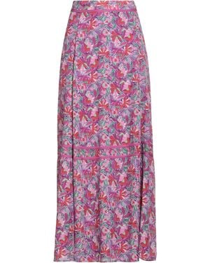 Ba&sh Maxi Skirt Viscose, Cotton - Purple