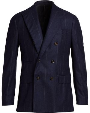 Eleventy Blazer Wool, Silk, Cashmere - Blue