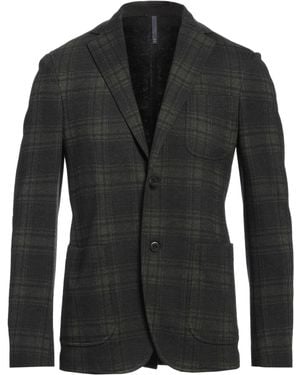 Montedoro Military Blazer Virgin Wool, Cotton - Black