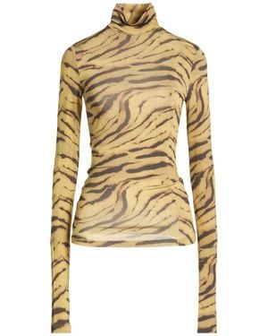 Ganni Top Viscose, Elastane - Metallic