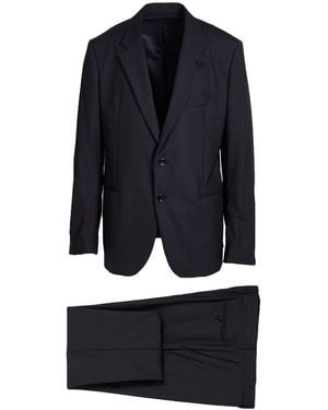 Lardini Midnight Suit Wool - Blue