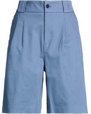 Ba&sh Slate Shorts & Bermuda Shorts Cotton, Elastane - Blue