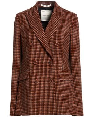 EMMA & GAIA Tan Blazer Polyester, Cotton, Polyamide, Elastane - Brown