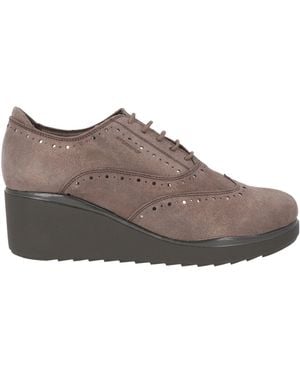 Stonefly Lace-Up Shoes Leather, Synthetic Material - Brown