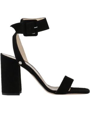 Manila Grace Sandals Leather - Black