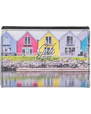 Gabs Lilac Wallet Calfskin - Blue