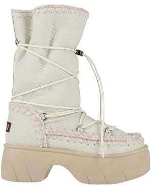 Mou Ankle Boots - Natural