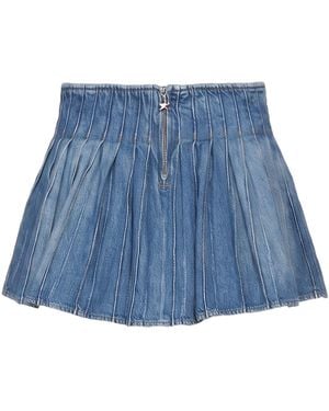 Tommy Hilfiger Denim Skirt Cotton - Blue