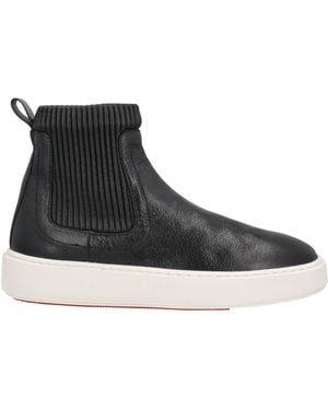 Santoni Trainers - Black